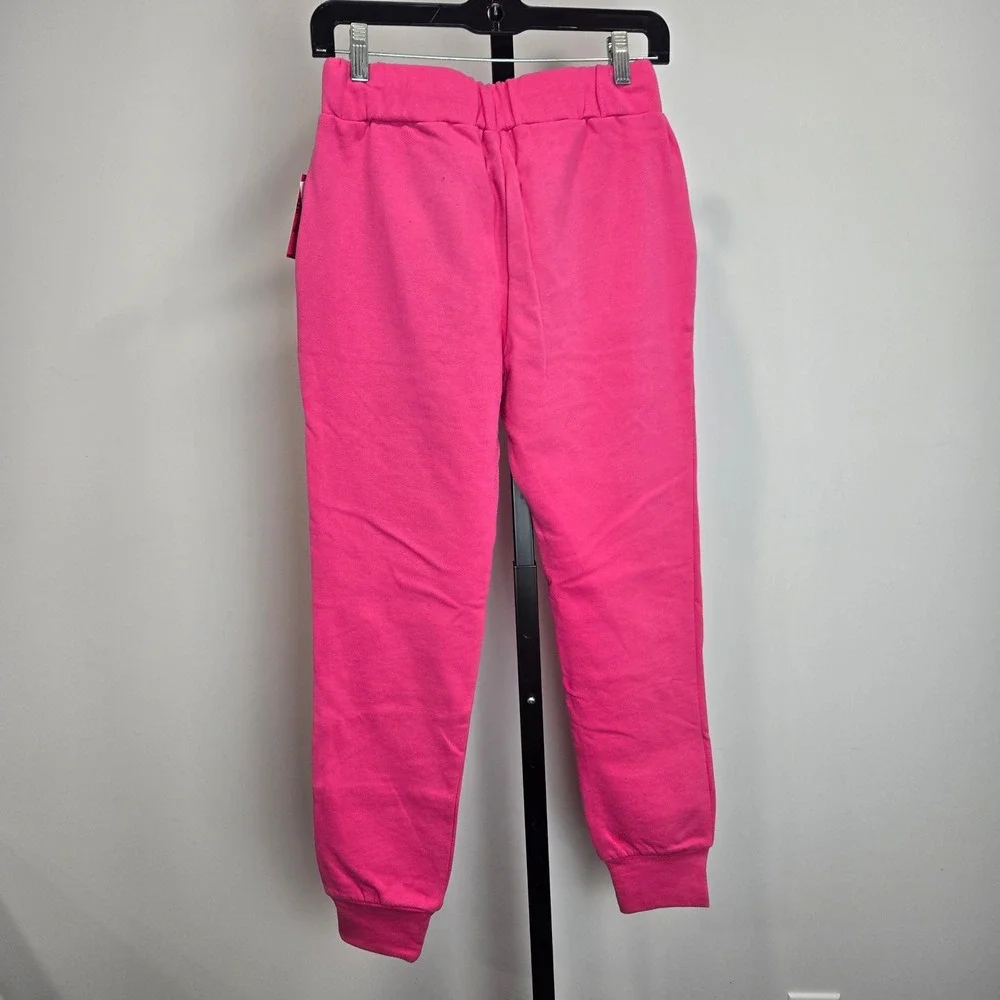 NWT Juicy Couture Preppy Pink Tracksuit Set‎ Sweatshirt Joggers XS and S Y2K